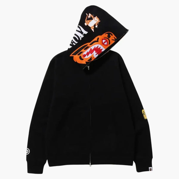 Bape Tiger Full Zip Hoodie (FW24) Černá