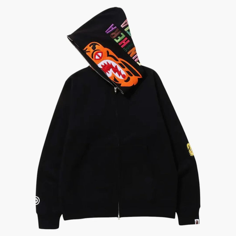 Bape Tiger Full Zip Hoodie (FW24) Nero