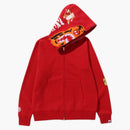 Bape Tiger Full-zip Hoodie (fw24) Red