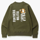Bape Tiger Heavy Weight Crewneck (FW19) Olive