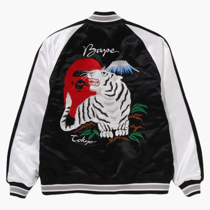 BAPE Tiger Reversible Souvenir Giacca Nera