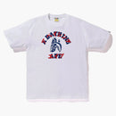 Bape Tiger Shark Katakana Tee White