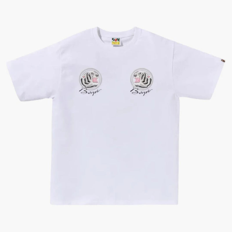 Bape Tiger Souvenir Tea (SS25) Bianco
