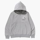 Bape Tiger Suvenir Zip Hoodie Grey