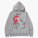 Bape Tiger Suvenir Zip Hoodie Grey