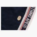 Bape Tonal Solid Camo Track Pants Navy