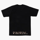 Bape Trial Camo Ape Face Sta Tee Black/beige