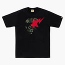 BAPE PROVA CAMO APE FACE sta tè nero/verde