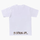 BAPE PROVA CAMO APE FACE STA TEE WHITE/BEIGE