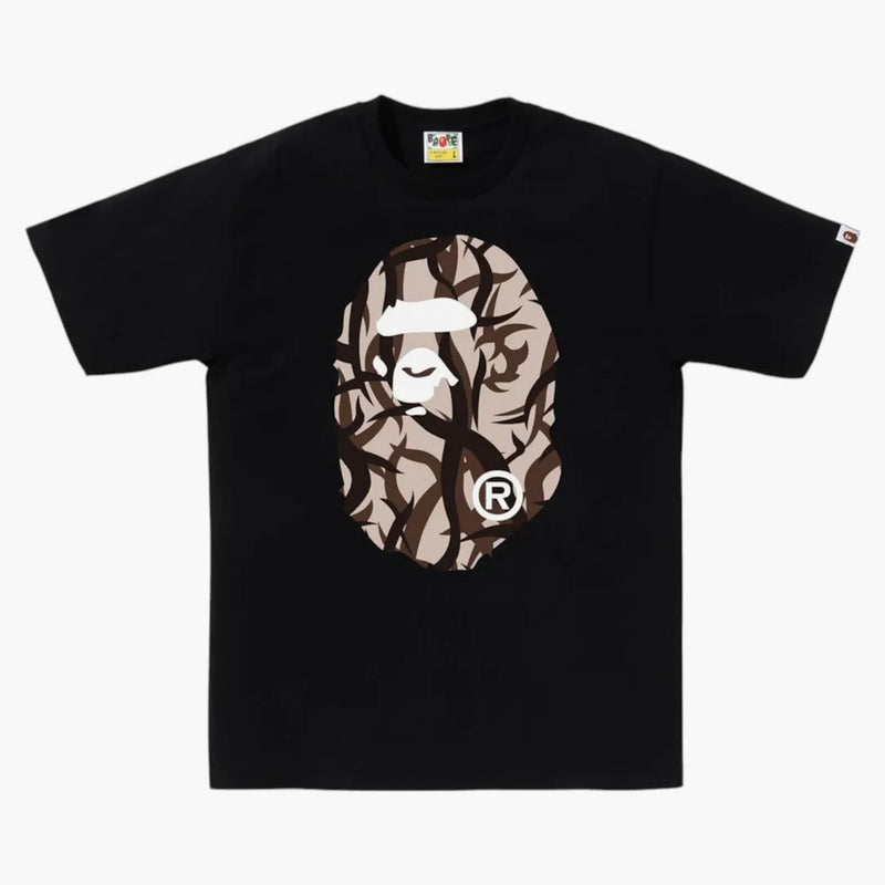 Bape Trial Camo Big Ape Head Tea Black/Beige