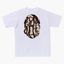 Bape Trial Camo Big Ape Head Tee White/beige