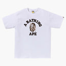 BAPE PROVA CAMA CAMO COLLEGE TEE WHITE/BEIGE