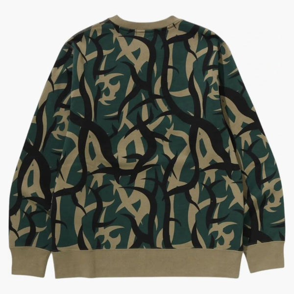 Bape Trial Camo Crewneck Mikina zelená