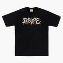 Bape Trial Camo Logo Tea Black