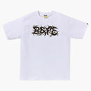 Bape Trial Camo Logo Tea White