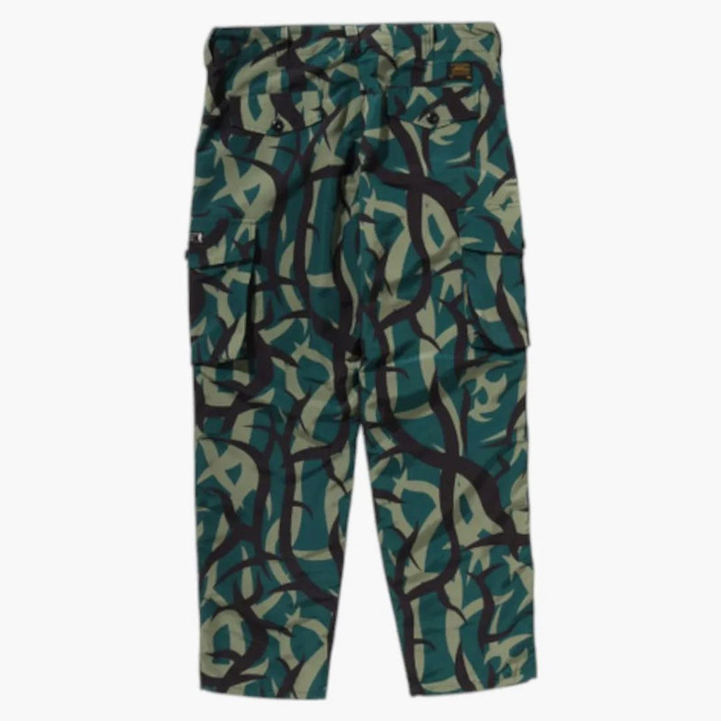 Bape Trial Camo pravidelné fit 6 kapesních kalhot zelené