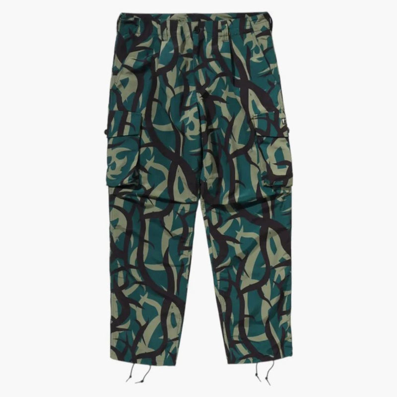 Bape Trial Camo pravidelné fit 6 kapesních kalhot zelené