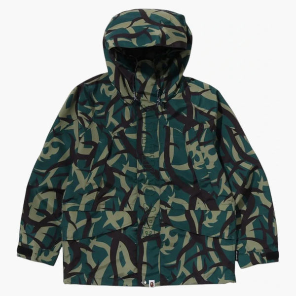Bape Trial Camo Snowboard Jacket Green