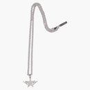 Bape Twin Sta Necklace Silver