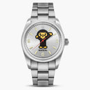 Bape Type 13 Bapex Milo Watch Silver