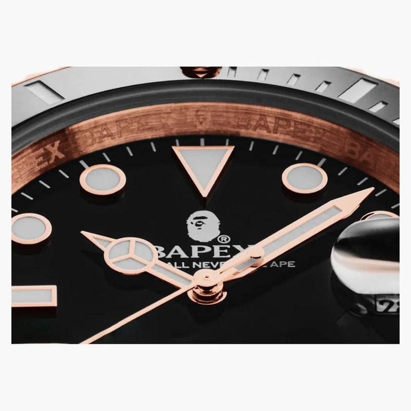 BAPE TYPE 1 Bapex Watch Gold