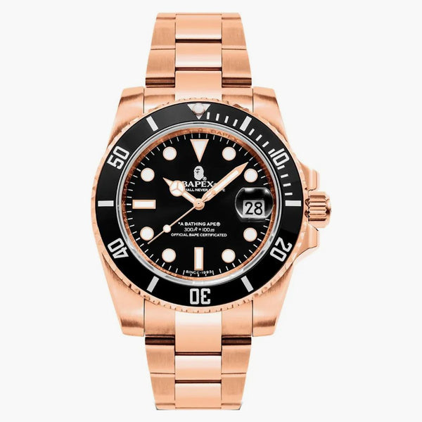 Bape Type 1 Bapex Watch Gold