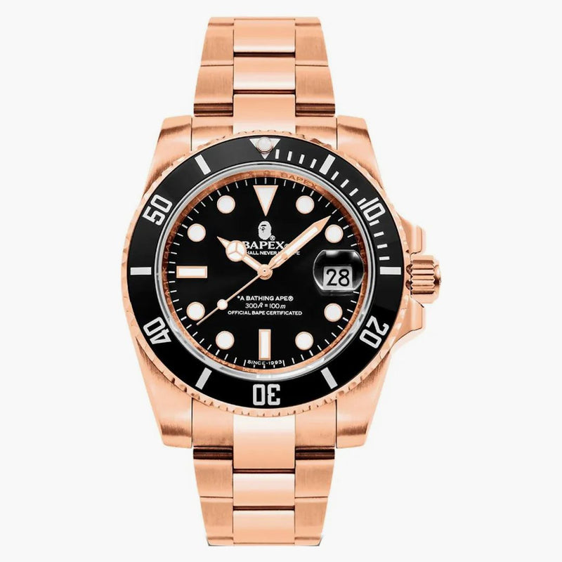 BAPE TYPE 1 Bapex Watch Gold