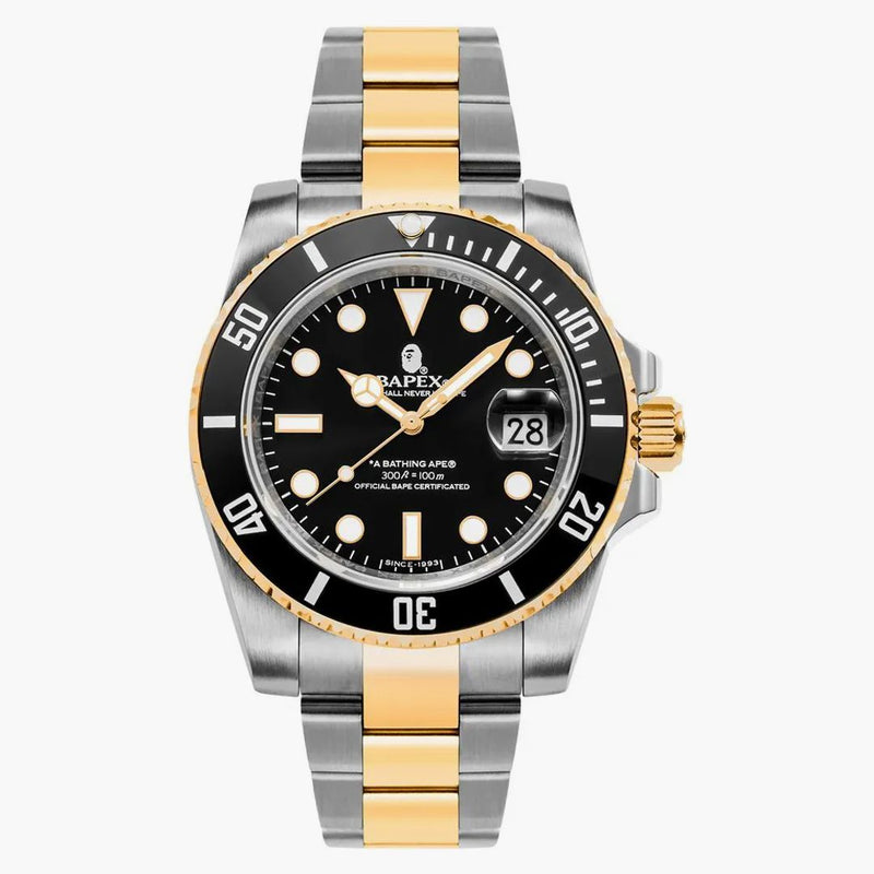 Bape Type 1 Bapex Watch (fw21) Gold