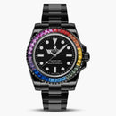 Bape Type 1 Bapex Crystal Stone Watch Black