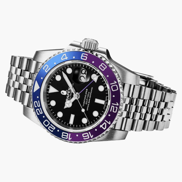 Bape Type 2 Bapex #1 Watch Silver/blue/purple