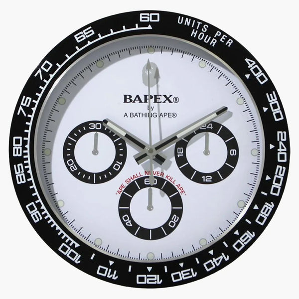 BAPE TYPE 4 BAPEX WALL CLOCK BLACK
