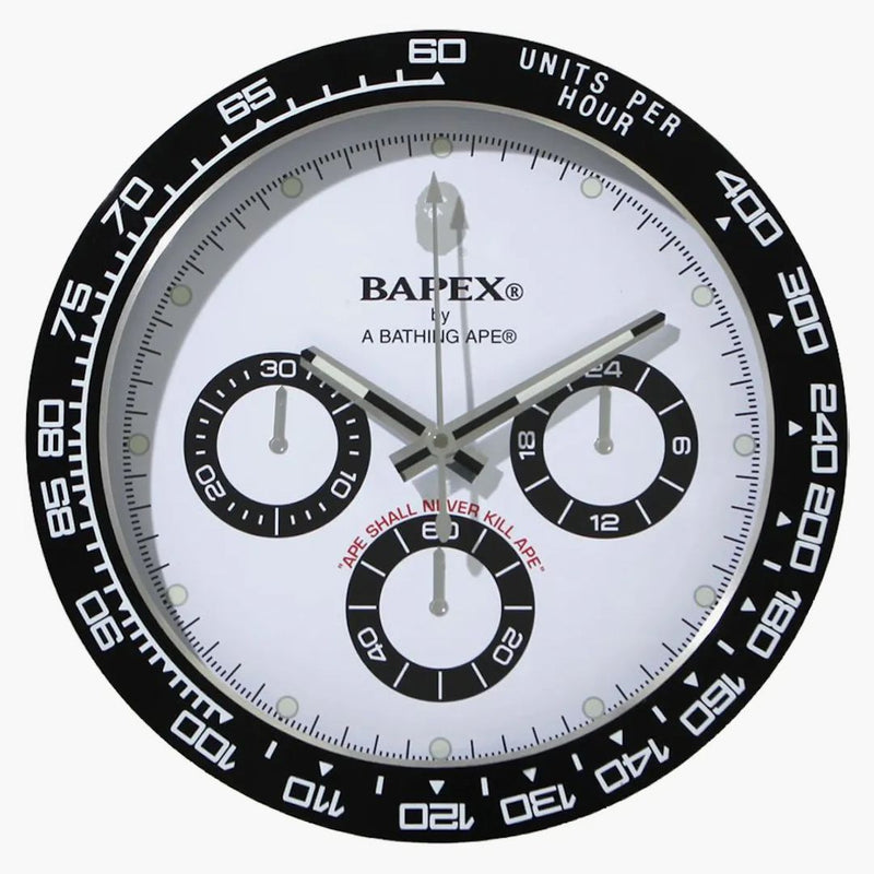 BAPE TYPE 4 BAPEX WALL CLOCK BLACK