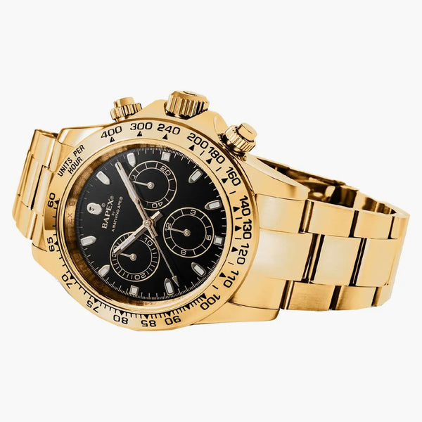 Bape Type 4 Bapex Watch Gold/black