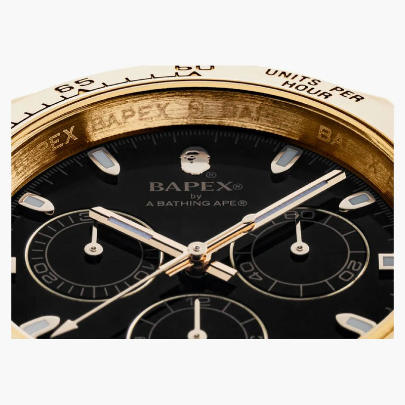 Bape Type 4 Bapex Watch Gold/black