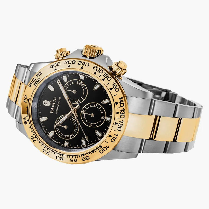 Bape Type 4 Bapex Watch Silver/gold