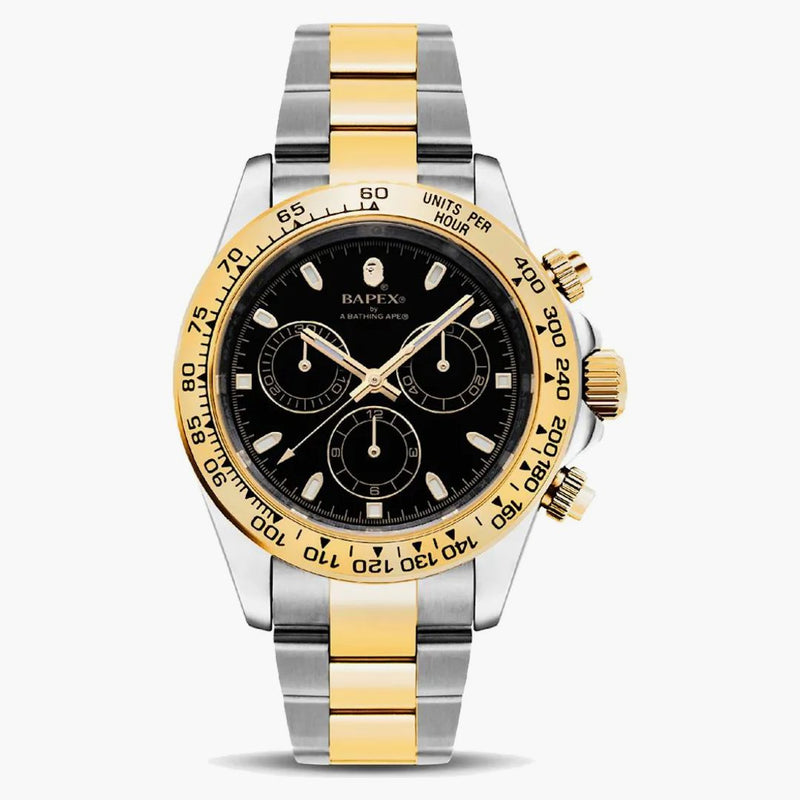Bape Type 4 Bapex Watch Silver/gold