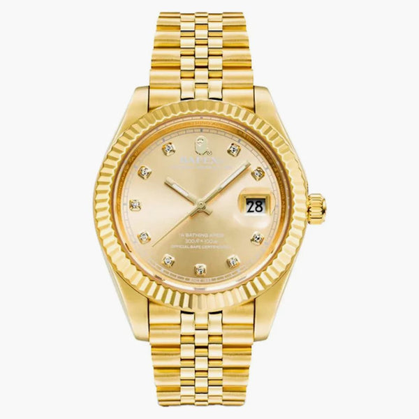 Bape Type 6 Bapex #1 Watch Gold