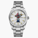 Bape Type 7 Bapex Shark Seijin Watch Silver