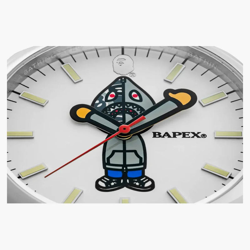 Shark Bape typu 7 Shark Seijin Bapex Watch Silver