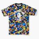 Bape Ultimate Multi Camo College Tee Black