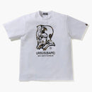 Bape Ursus Camo Trademark Tee White
