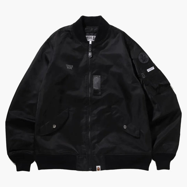 Bape Ursus Nylon Loose Fit Ma-1 Black