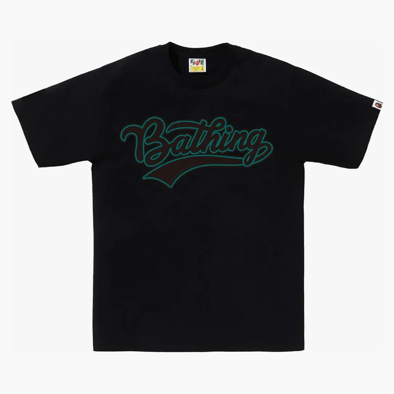 BAPE VARSITY BASEBALL LOGO TEA NERO