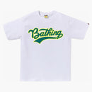 Bape Varsity Baseball Logo Tee White