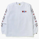 Bape Wgm Shark Relaxed Fit L/s Tee White