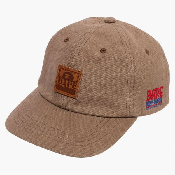 Bape Washed Canvas Cap Beige