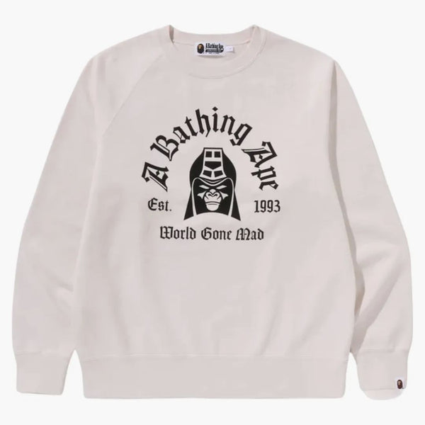 BAPE WASED Effect Mikina Ivory