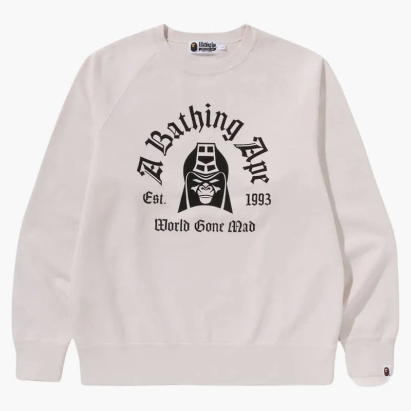 BAPE WASED Effect Mikina Ivory