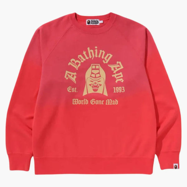 Mikina pro mytí Bapeed Washed Effect Red