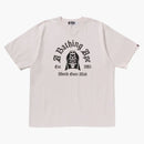 Bape Washed Effect Tee White